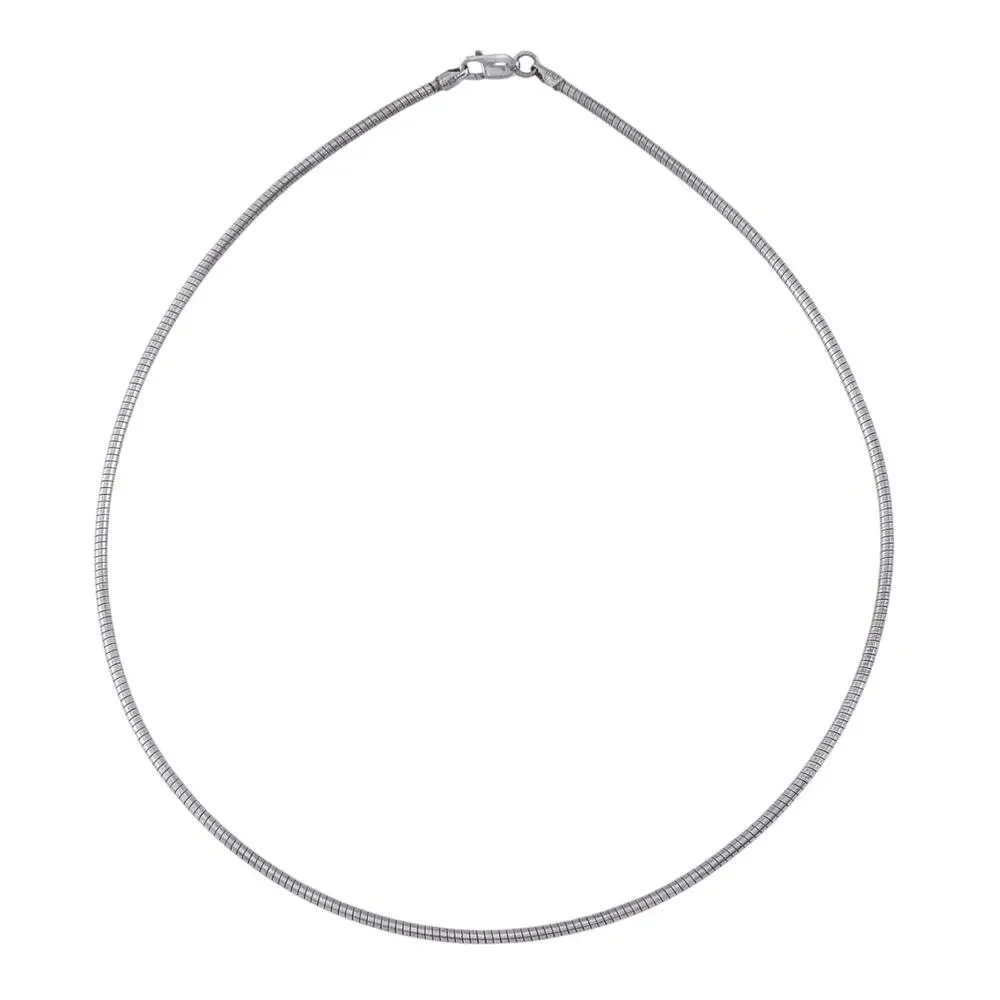 Vintage Italy Sterling Silver 925 Snake Chain Necklace 16